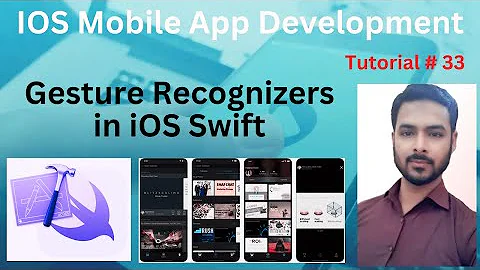 Tutorial 33: Gesture Recognizers in iOS Swift | uiswipegesturerecognizer in Swift