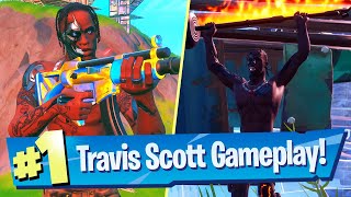 NEW Travis Scott Skin, Back Bling and Pickaxe Gameplay! - Fortnite Battle Royale