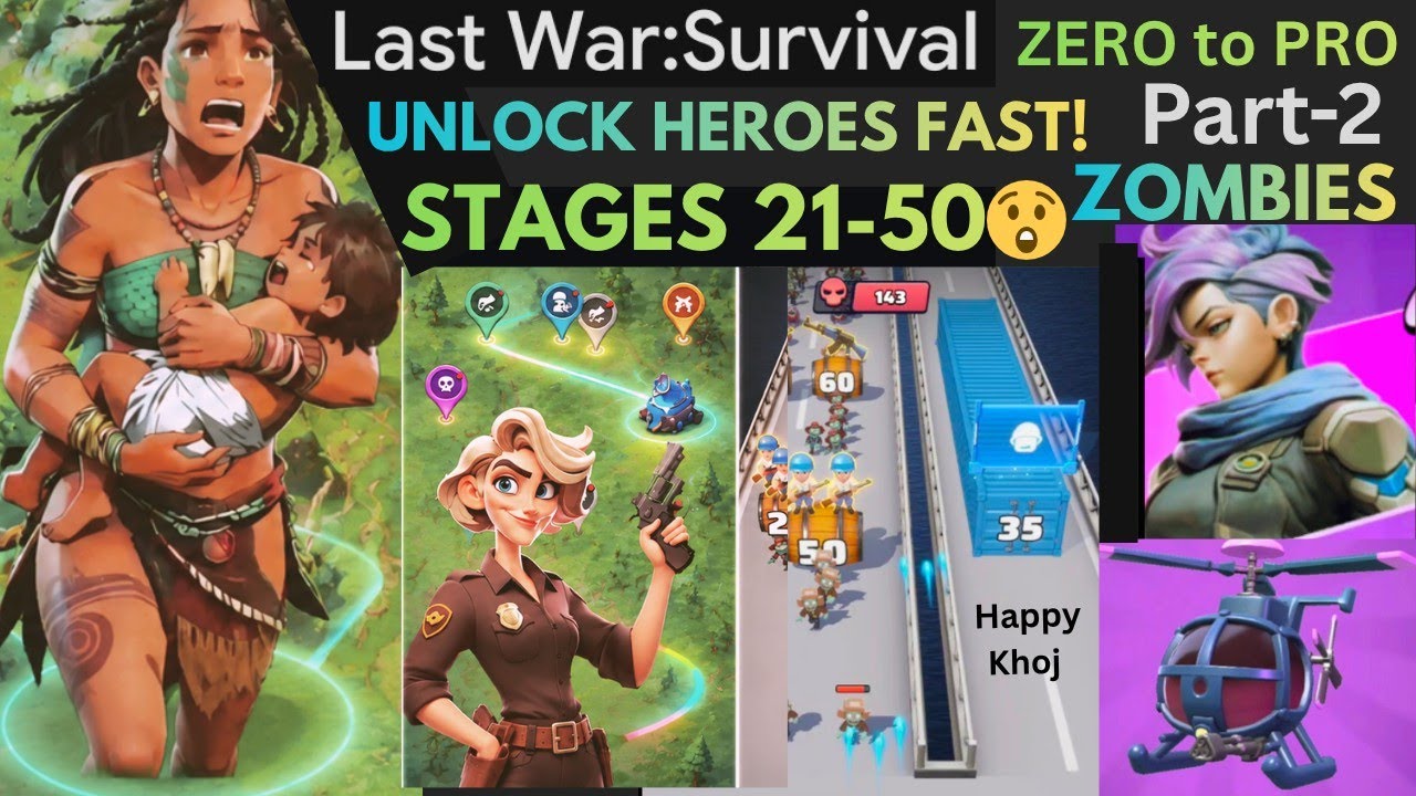 Last War Survival Gameplay: Stages 21-50 (Part 2) | Unlock All