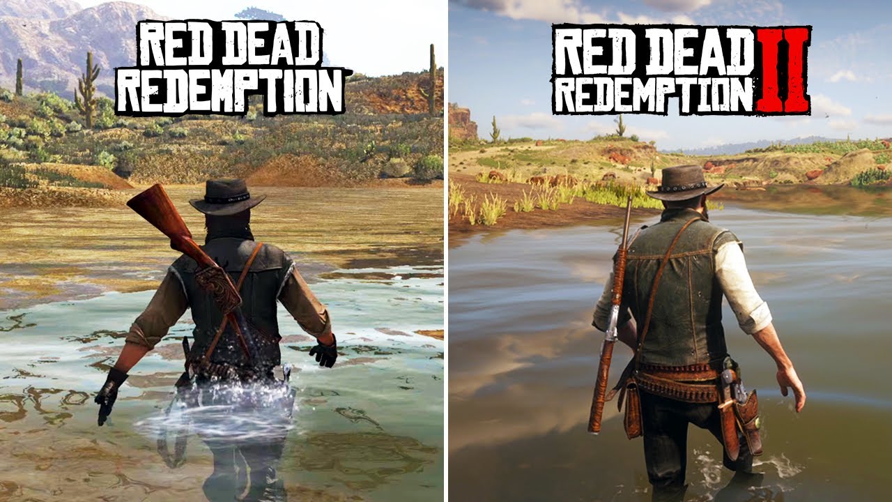 Red Dead Redemption PS5 VS Red Dead Redemption 2 - Details