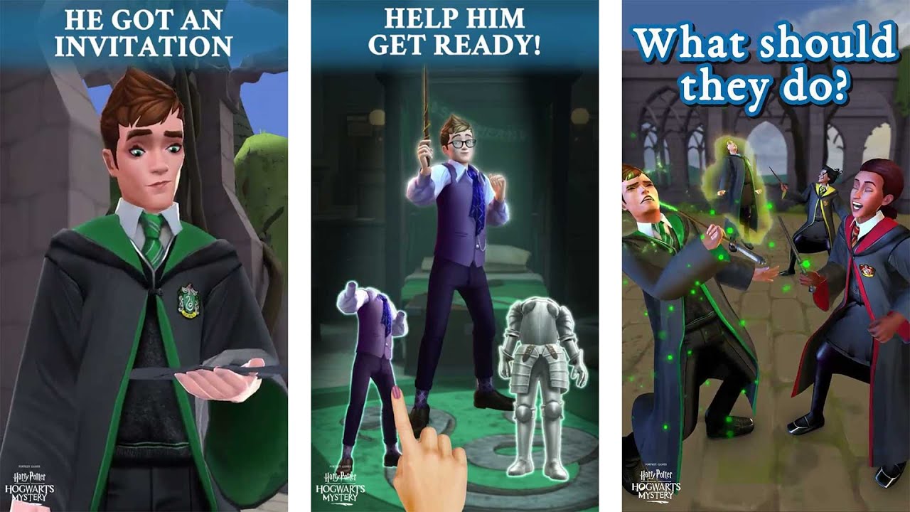 Barnaby Date or Duel Ads Harry Potter Hogwarts Mystery YouTube