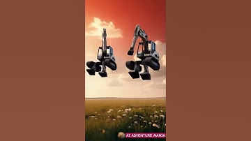 "AI JCB Robot Digger Transformation! 🚜🤖 Mind-Blowing Excavator Animation Unleashed!" #robots #jcbjcb