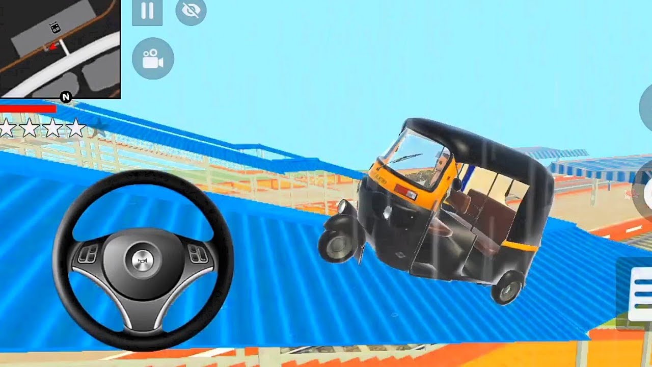 Franklin Became Auto Driver👮‍♂️ | Indian Theft Auto Simulator | Running Auto in indian streets 🚧