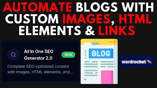 This Blog Post Writer Creates Custom Images, HTML &amp; Internally Links!