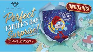 Perfect Father’s Day Surprise! Papa Smurf Easy Gem™ Sparkle Board Unboxing! DAC Exclusive!