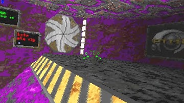 Descent Vignettes, Level 22 - Alien tunnels, insane, cold, no death, full resc., 105HP at exit