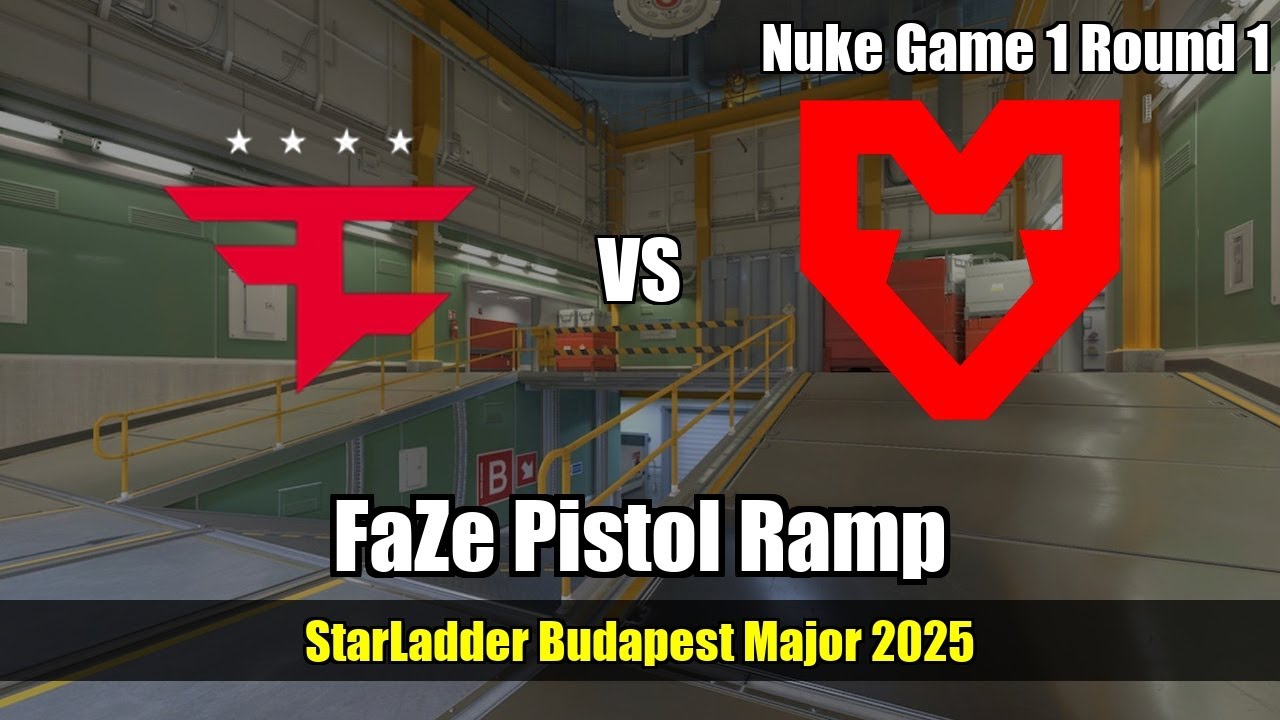 FaZe Pistol Ramp - Nuke G1R1 | FaZe | StarLadder Budapest Major 2025 