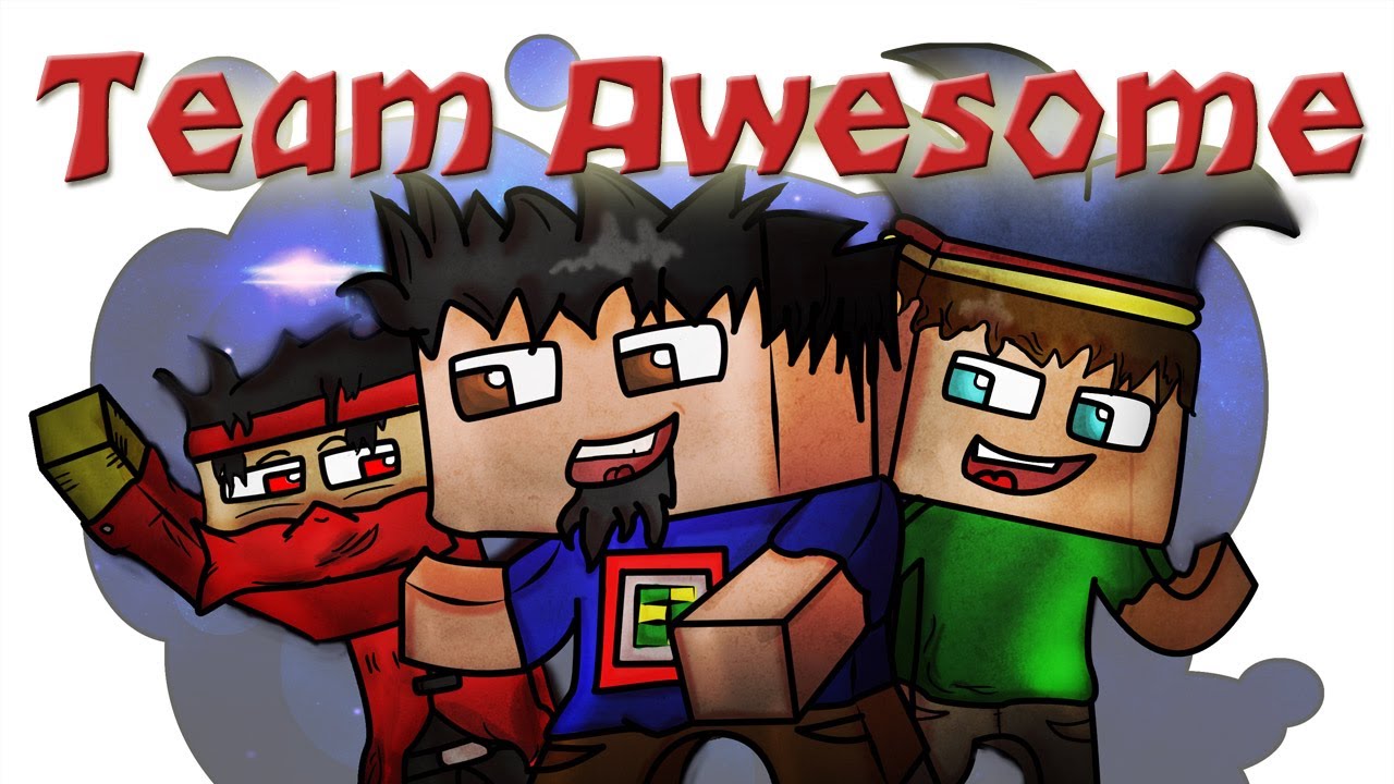 Minecraft: Team Awesome (Speedart) - YouTube