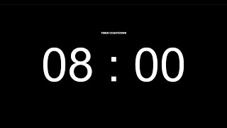 8 Minutes Countdown Timer