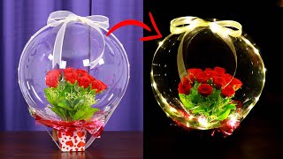 LED Balloon Rose Bouquet Tutorial  flower in balloon  gustavo gg