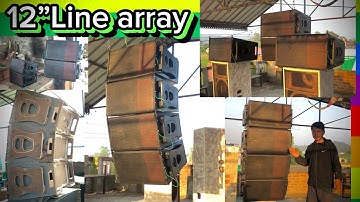 How to make 12” Line array Speaker|| Nepali 🇳🇵 Made Speaker #hetauda #nepal #linearrayspeakers