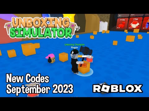 Roblox Unboxing Simulator New Codes August 2023 