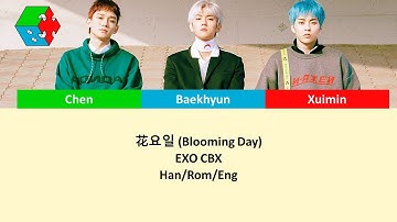 첸백시 (EXO CBX) - 花요일 (Blooming Day) Color Coded Lyrics