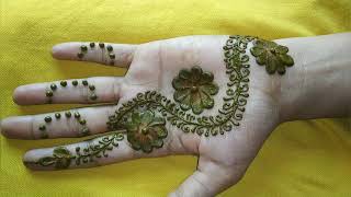 Dot Mehndi Design Trick With Earbud Easy Stylish New Mehndi Design