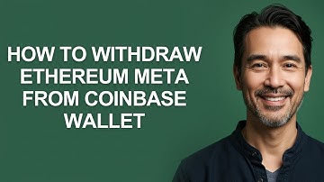 How to Withdraw Ethereum Meta From Coinbase Wallet - KevinHowTo