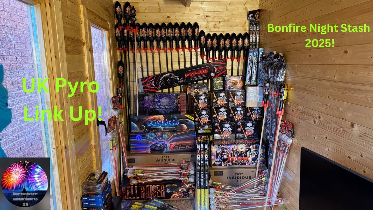 HUGE! Bonfire Night Fireworks Stash 2025