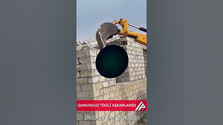 Gəncədə qanunsuz inşa olunan tikililər belə söküldü