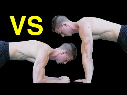 What&rsquo;s the Difference - Forearm VS Pushup Plank