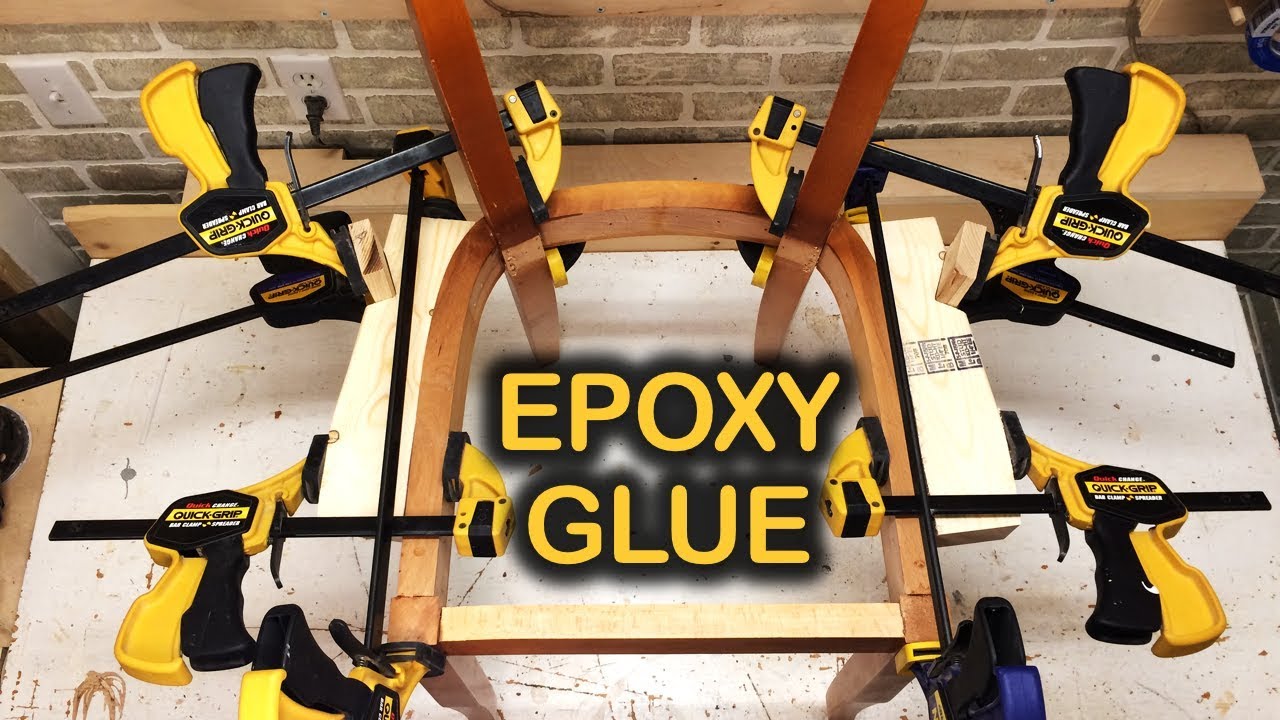 Chair Repair with Epoxy Glue & Vector Clamping Woodworking Furniture Restoration How To YouTube