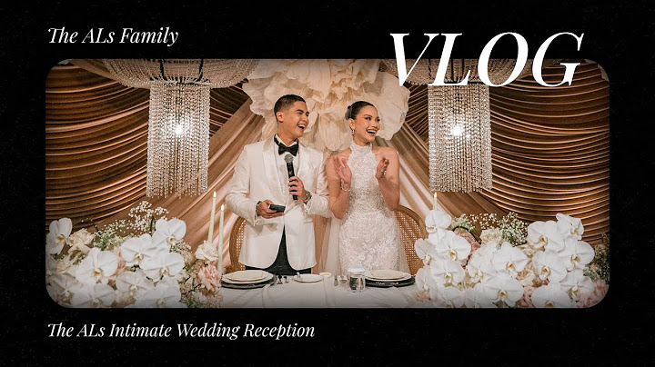 The ALs Intimate Wedding Reception
