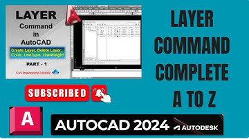 AutoCAD Layer Command Tutorial Complete | Layer Properties Manager | AutoCAD Layers Explained