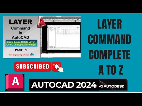 AutoCAD Layer Command Tutorial Complete | Layer Properties Manager | AutoCAD Layers Explained