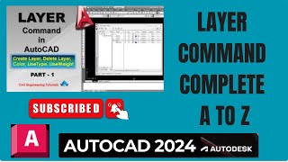AutoCAD Layer Command Tutorial Complete | Layer Properties Manager | AutoCAD Layers Explained