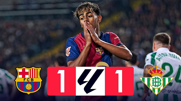 BARCELONA 1-1 REAL BETIS, LA LIGA 2024/25 - MATCH REVIEW