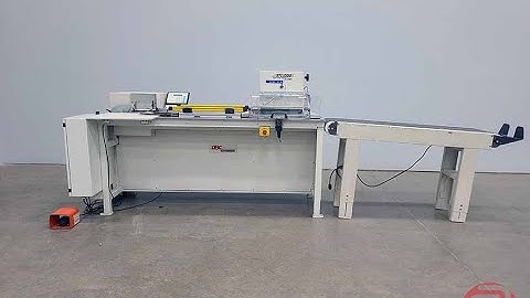 GBC STL1000 Semi-Automatic Twin Loop Binding Machine w/ Automatic Conveyor - 011723132027D