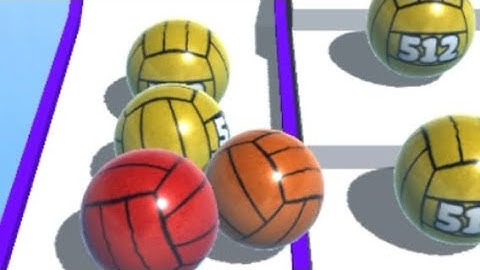 BALL MERGE 2048 - All Levels Gameplay IOS (Levels 36 - 37).