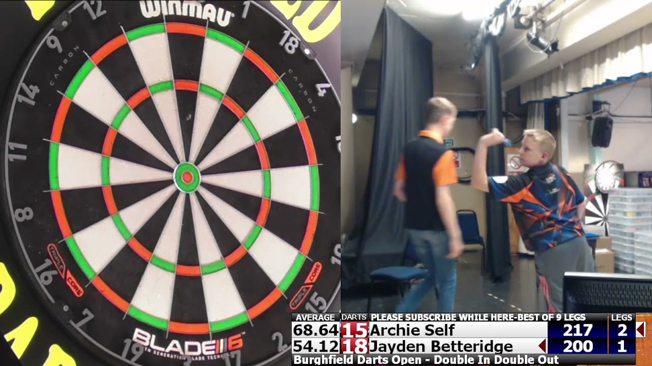 Youth Final: Jayden Betteridge vs Archie Self, Burghfield Darts Weekend ...