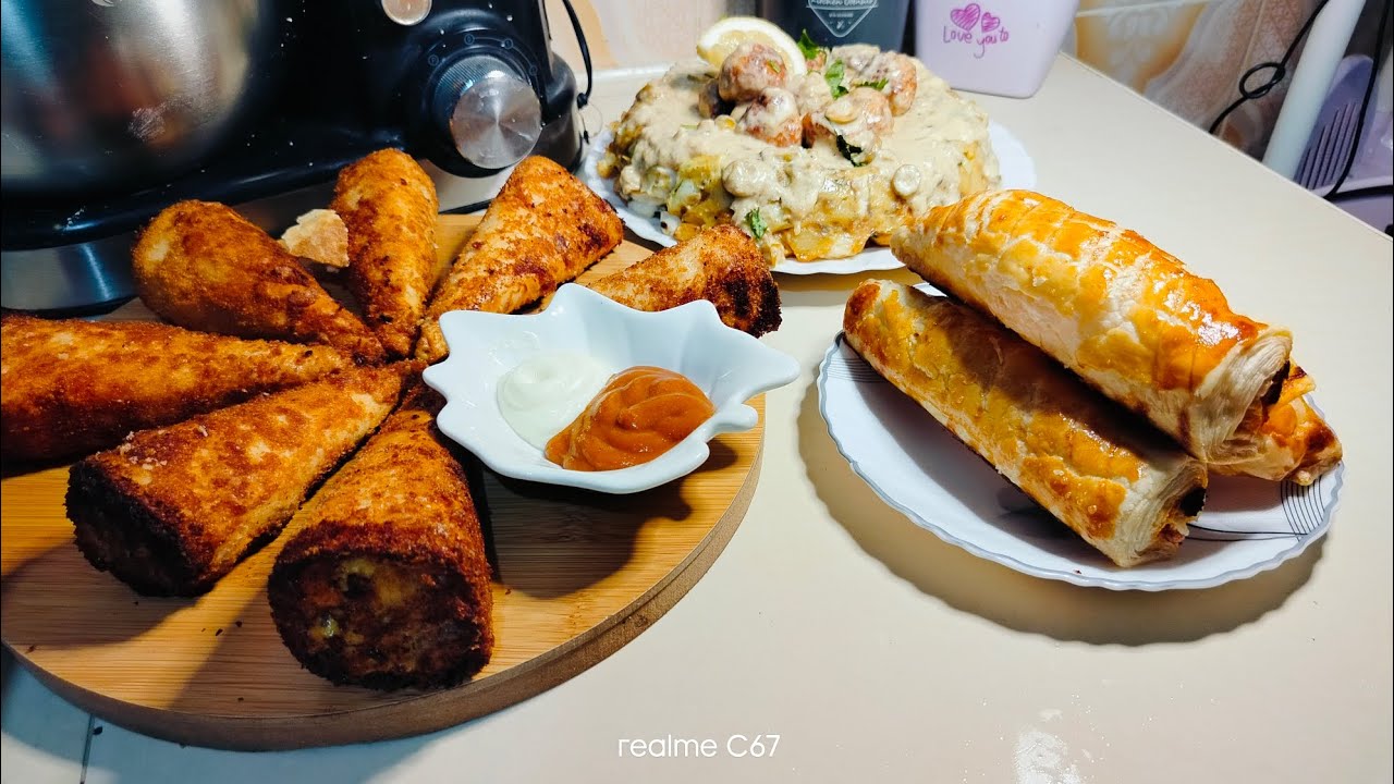 وصفات اليوم لي كورني بحشو خيالي مع طبق حصري ❤️