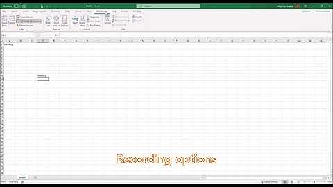 VBA Automation for Excel 2019 Cookbook | 5. Next Level Recording
