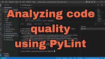 Automatic code quality analysis using pylint with example