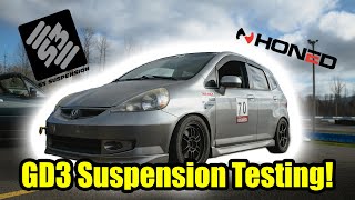 S3 Suspension X Honed Developments Honda Fit Track Test! by AHS motorsport 789 views 2 months ago 13 minutes, 54 seconds