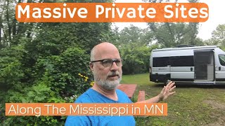 Campsites Big enough to hose a reunion in Big Lake MN. Oaks on the River Campground Big Lake MN