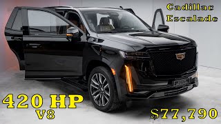 Cadillac Escalade 2022 - Exterior & Interior Details (Large Luxury SUV)