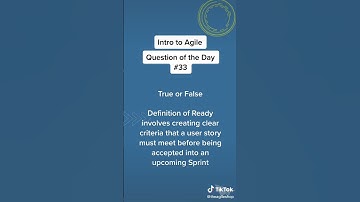 Definition of Ready #agileprojectmanagement