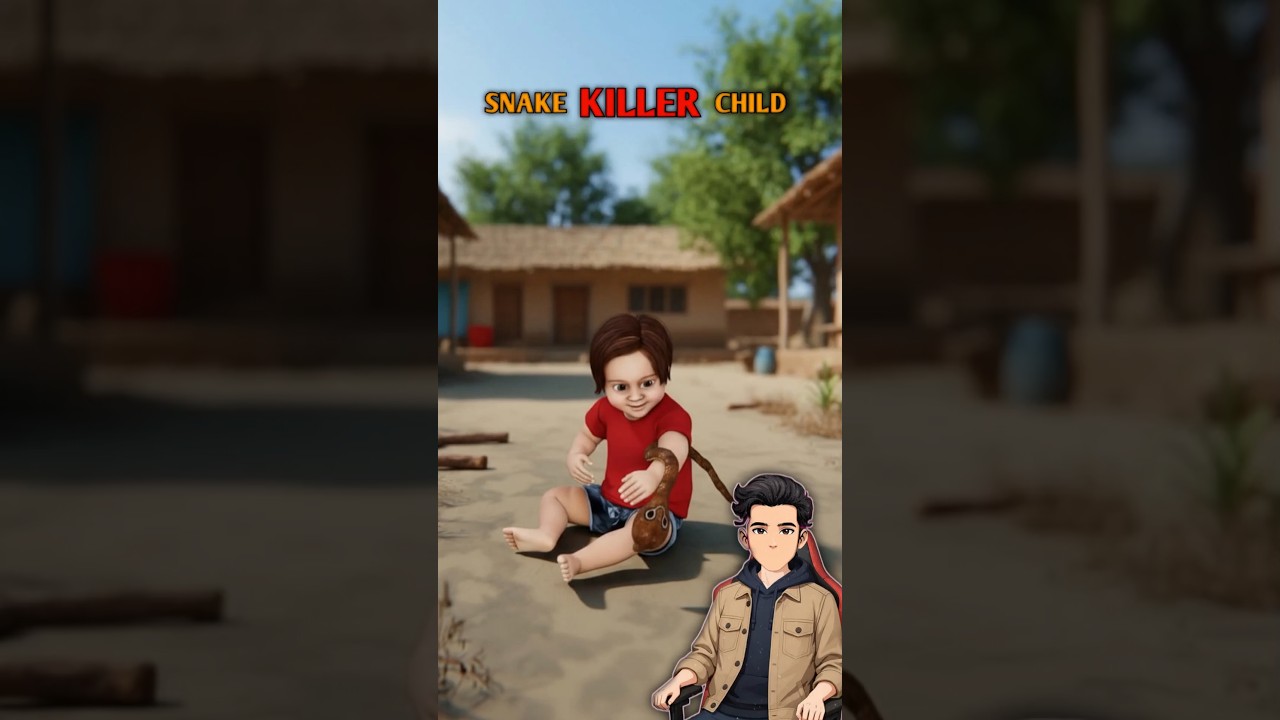 Snake killer child 