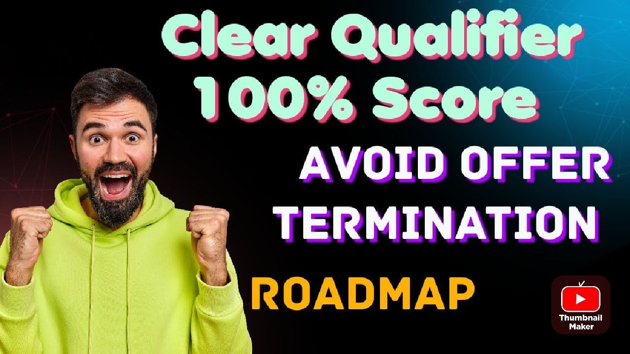 Cognizant Qualifier Assessment | Fail = Termination | Detailed Roadmap and  preparation Strategy
