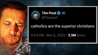 Tim Pool Leaning Towards Catholicism! Accepts Vatican 2! @Timcast