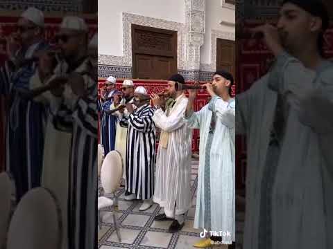 موسم مولاي إدريس الأزهر بي فاس 2022 الطائفة الحمدوشية بي ريئسة المقدم بن نونة