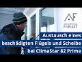 Austausch des Flügels oder Verglasung bei ClimaStar 82 Prime