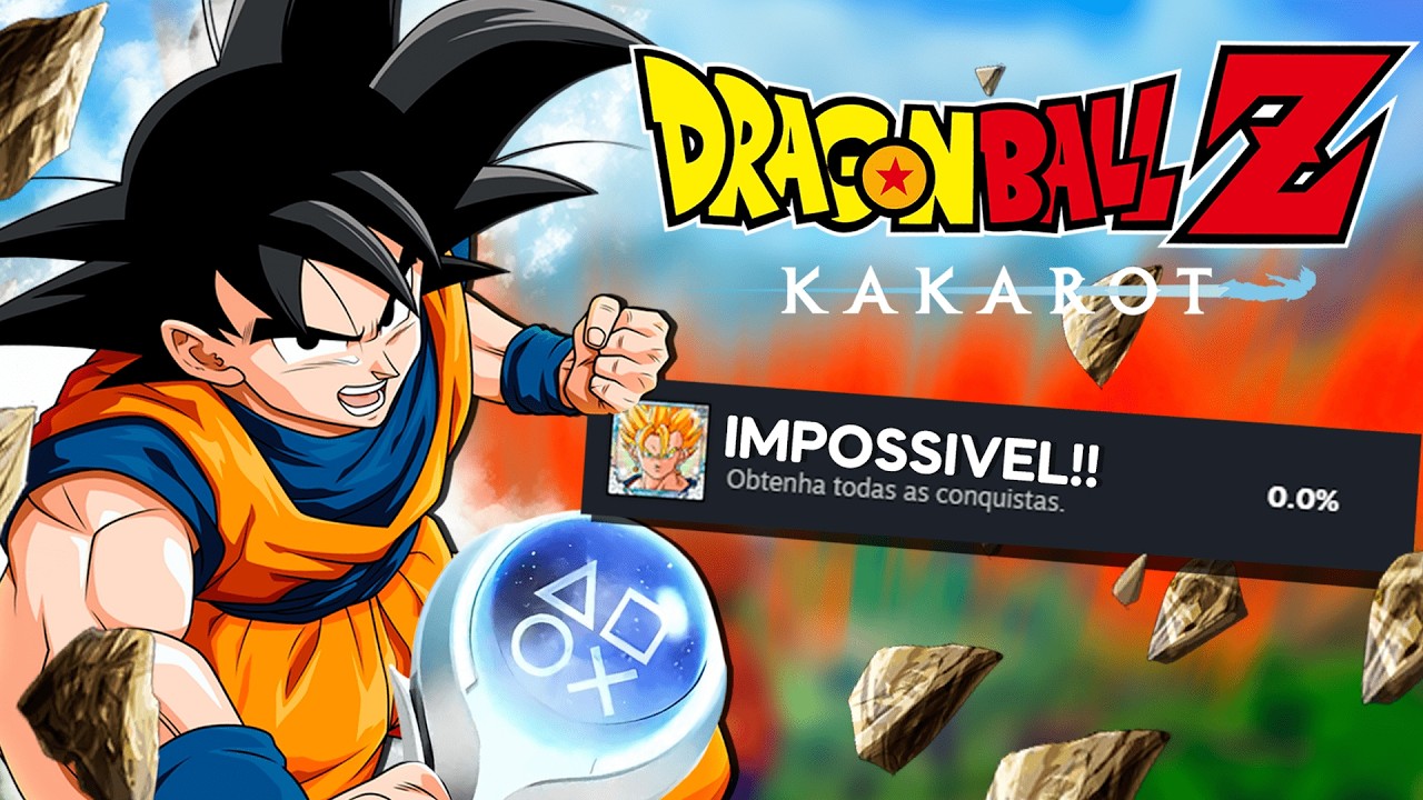 EU DECIDI FINALMENTE PLATINAR DRAGON BALL Z KAKAROT
