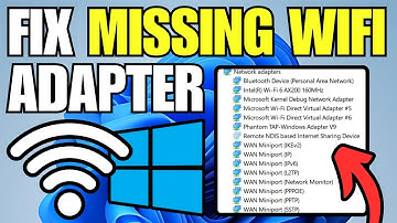How To Fix WiFi Adapter Not Showing in Device Manager (Windows 11)
