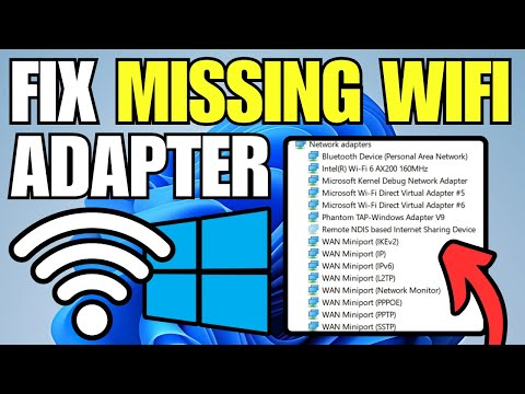 How To Fix WiFi Adapter Not Showing in Device Manager (Windows 11)
