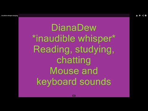Inaudible unintelligible whispering with typing and mouse sounds - ASMR