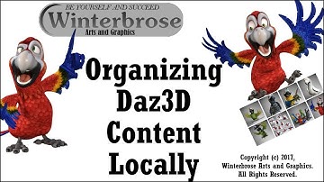 Organizing Daz3D Content Locally (One of many methods)
