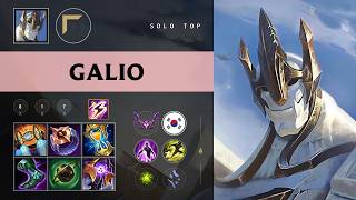 Galio Top vs Trundle - KR Master Patch 26.10