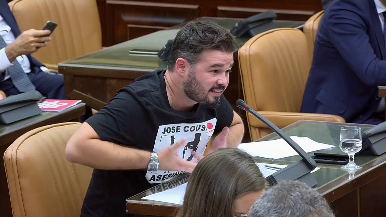 Tensión entre Aznar y Rufián